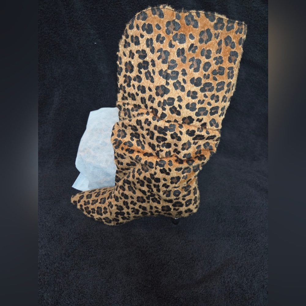 Leopard Print Boots